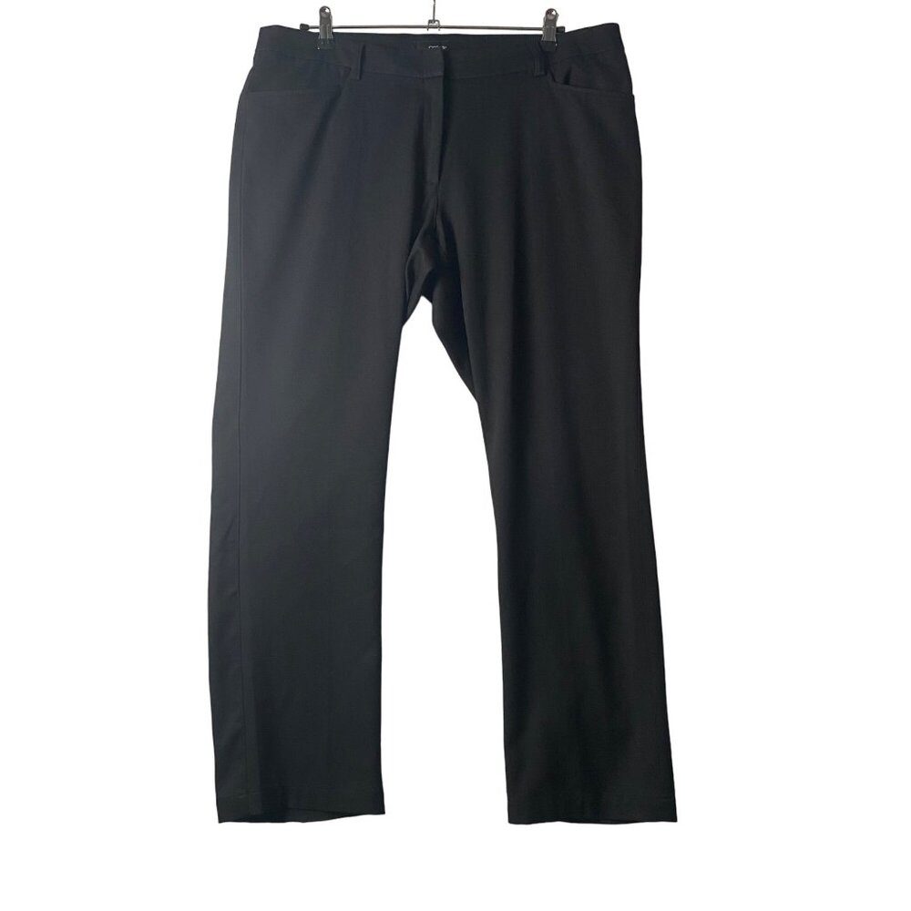 OOBE Black Dress Pants Business‎ Professional Men Size 38" Waist 31" Inseam